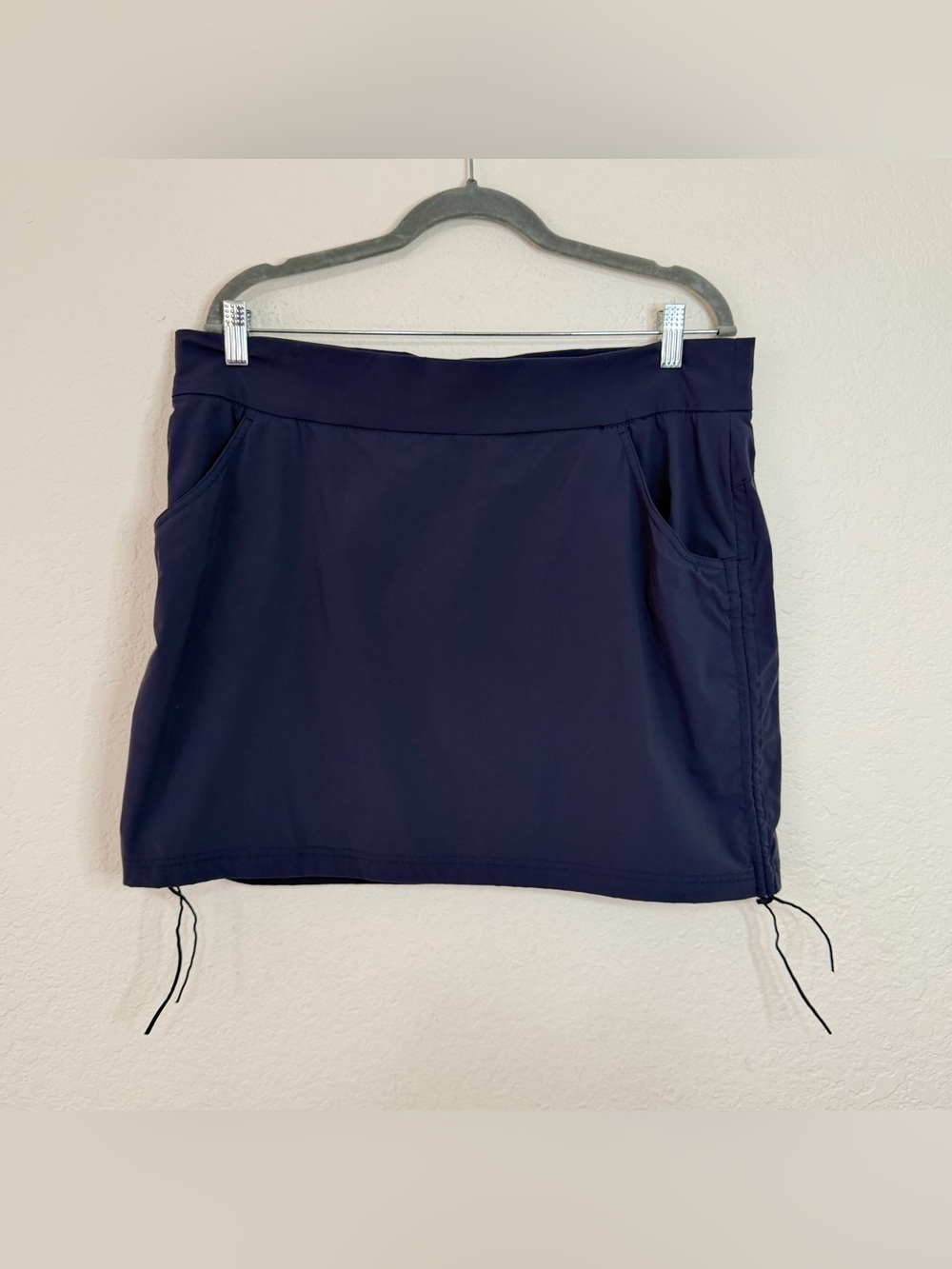 Columbia Women’s Size XL Purple Skort Casual Gray Hiking Skirt Attached Shorts